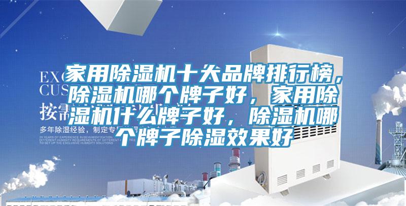 家用除濕機十大品牌排行榜，除濕機哪個牌子好，家用除濕機什么牌子好，除濕機哪個牌子除濕效果好