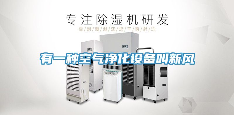 有一種空氣凈化設備叫新風