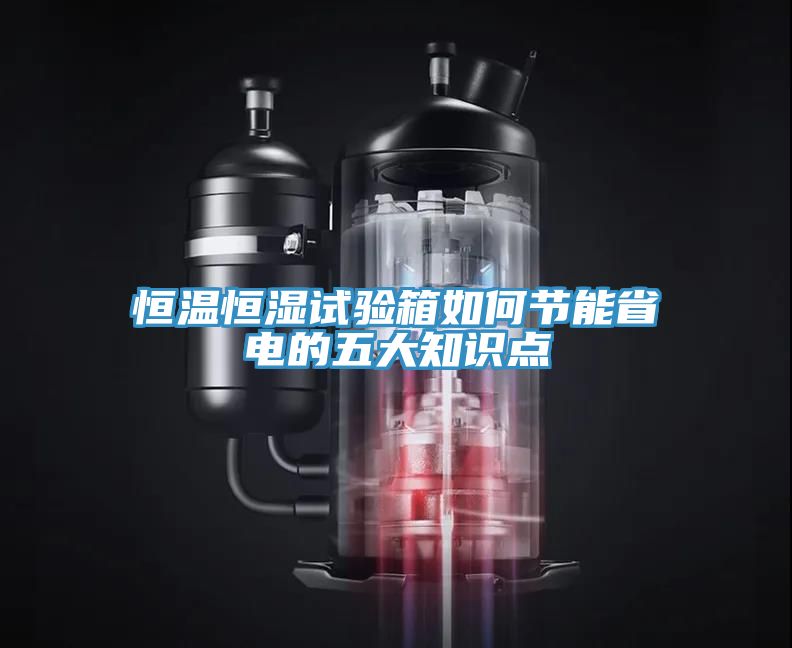 恒溫恒濕試驗(yàn)箱如何節(jié)能省電的五大知識點(diǎn)