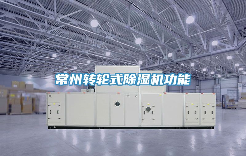 常州轉輪式除濕機功能