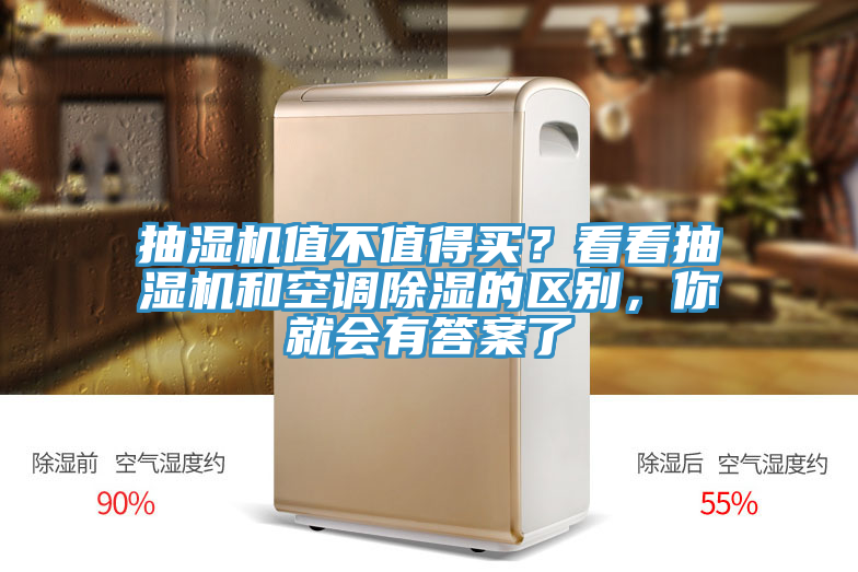 抽濕機值不值得買？看看抽濕機和空調除濕的區別，你就會有答案了