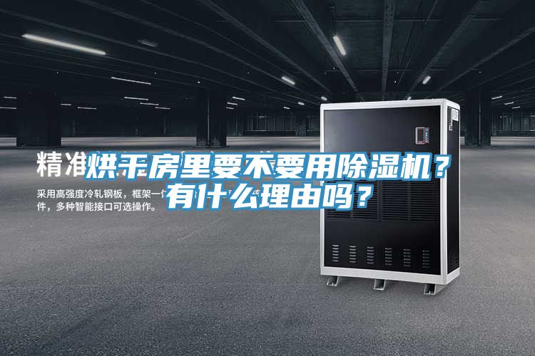 烘干房里要不要用除濕機？有什么理由嗎？