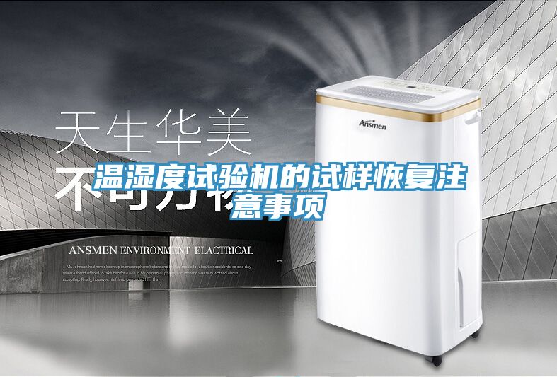 溫濕度試驗機(jī)的試樣恢復(fù)注意事項