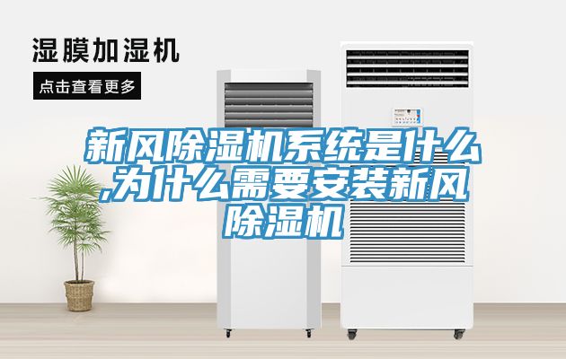 新風除濕機系統是什么,為什么需要安裝新風除濕機