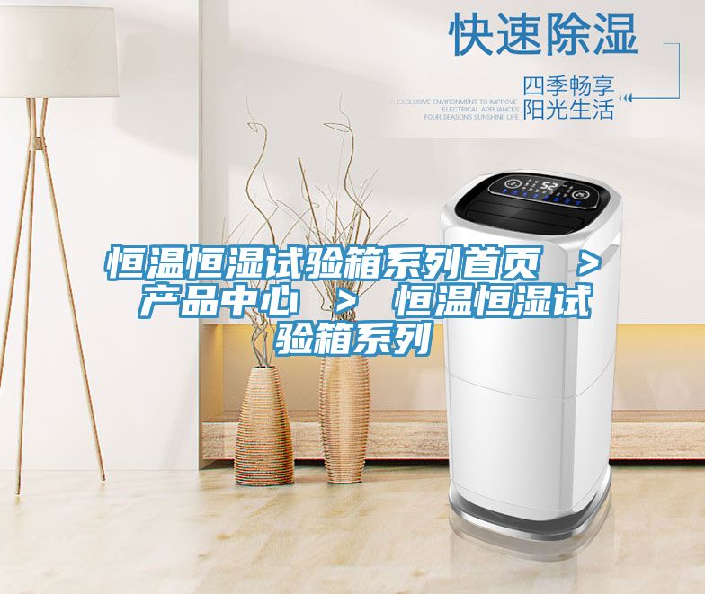 恒溫恒濕試驗箱系列首頁 ＞ 產品中心 ＞ 恒溫恒濕試驗箱系列
