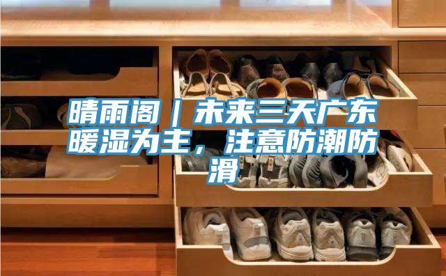 晴雨閣｜未來三天廣東暖濕為主，注意防潮防滑