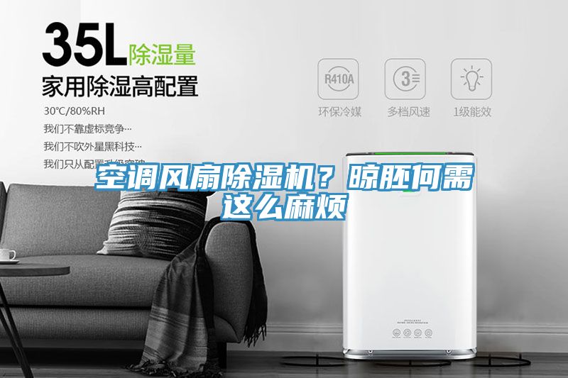 空調風扇除濕機？晾胚何需這么麻煩