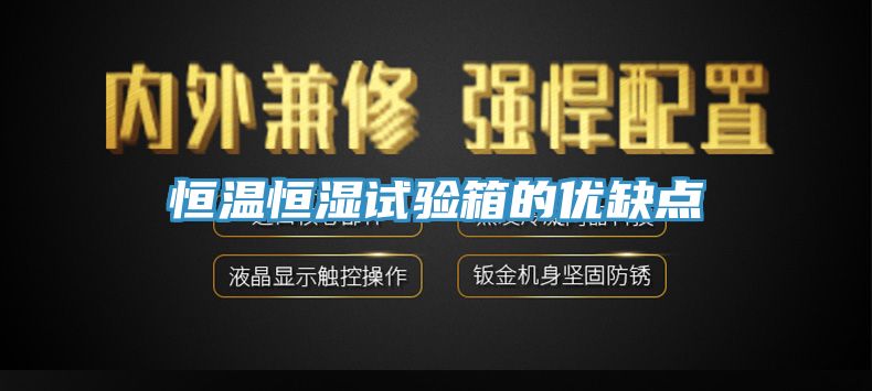 恒溫恒濕試驗箱的優缺點