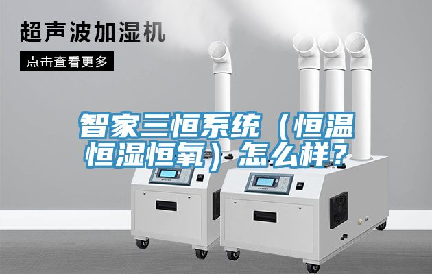 智家三恒系統（恒溫恒濕恒氧）怎么樣？