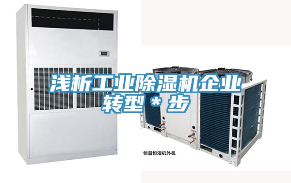 淺析工業除濕機企業轉型*步