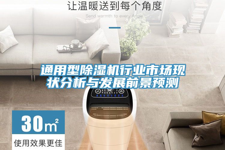 通用型除濕機行業(yè)市場現狀分析與發(fā)展前景預測