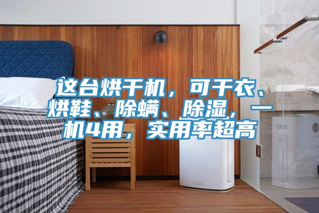 這臺烘干機，可干衣、烘鞋、除螨、除濕，一機4用，實用率超高
