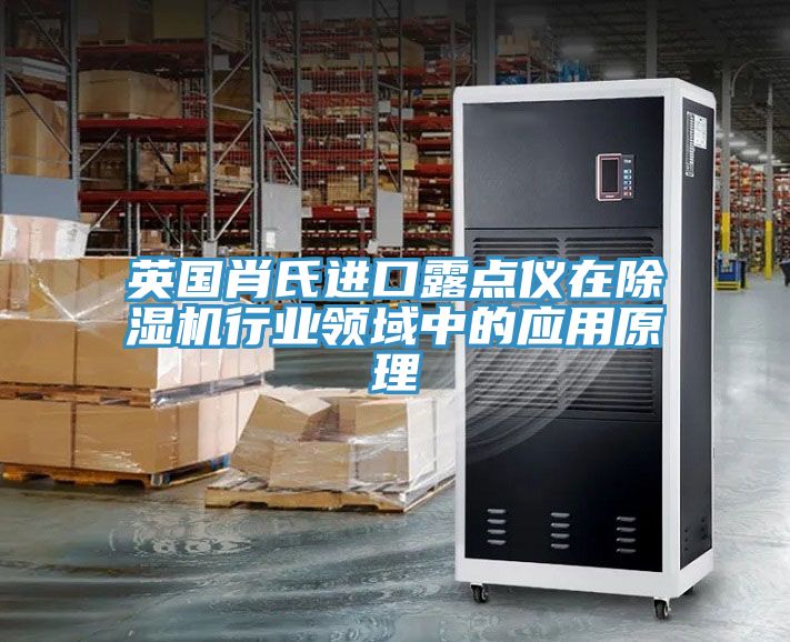 英國肖氏進口露點儀在除濕機行業領域中的應用原理