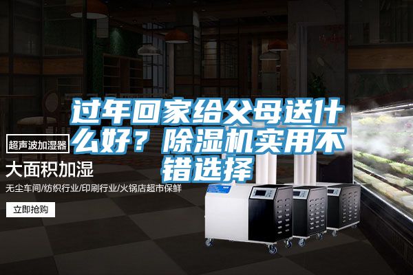 過年回家給父母送什么好？除濕機實用不錯選擇