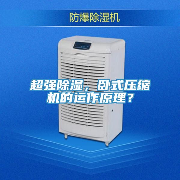 超強除濕，臥式壓縮機的運作原理？