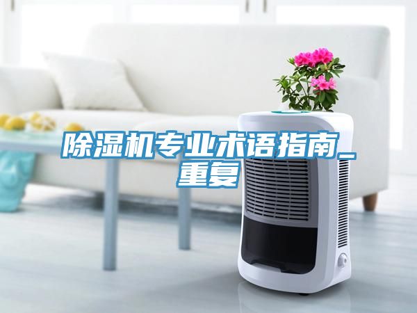除濕機(jī)專(zhuān)業(yè)術(shù)語(yǔ)指南_重復(fù)