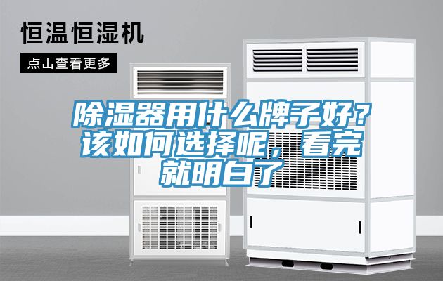 除濕器用什么牌子好？該如何選擇呢，看完就明白了
