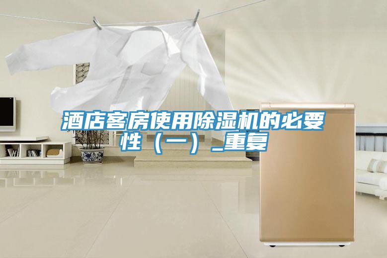 酒店客房使用除濕機的必要性(一)_重復(fù)