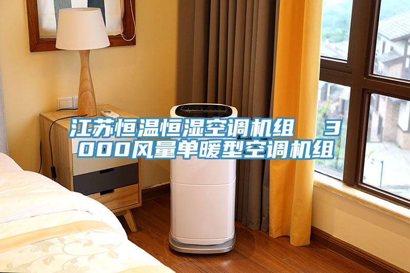 江蘇恒溫恒濕空調機組  3000風量單暖型空調機組