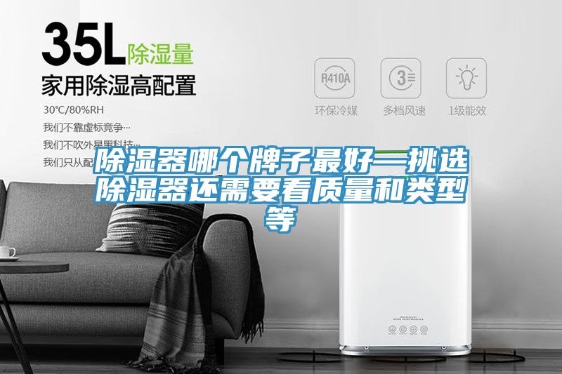 除濕器哪個牌子最好—挑選除濕器還需要看質量和類型等