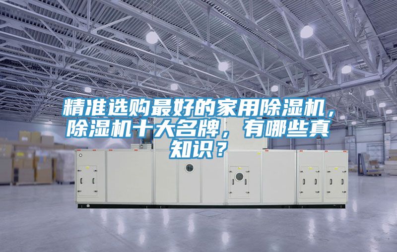 精準選購最好的家用除濕機,除濕機十大名牌,有哪些真知識?