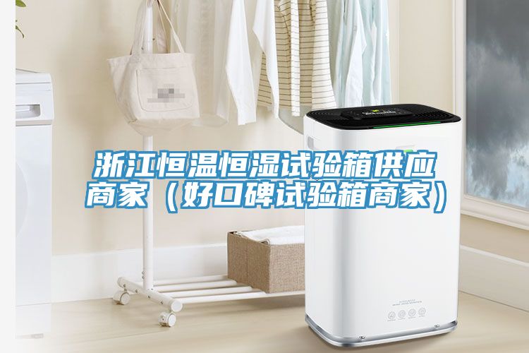 浙江恒溫恒濕試驗箱供應商家（好口碑試驗箱商家）