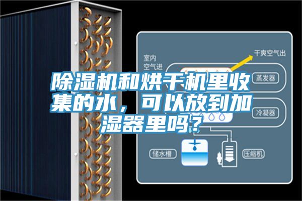 除濕機和烘干機里收集的水，可以放到加濕器里嗎？