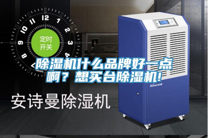 除濕機什么品牌好一點啊？想買臺除濕機!