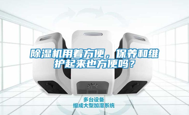 除濕機用著方便,保養和維護起來也方便嗎?