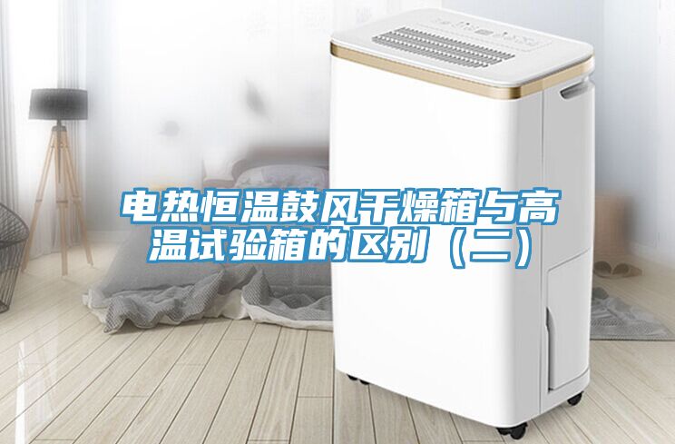 電熱恒溫鼓風干燥箱與高溫試驗箱的區別(二)