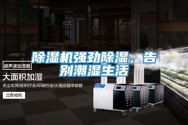除濕機強勁除濕，告別潮濕生活