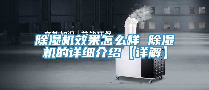 除濕機效果怎么樣 除濕機的詳細介紹【詳解】