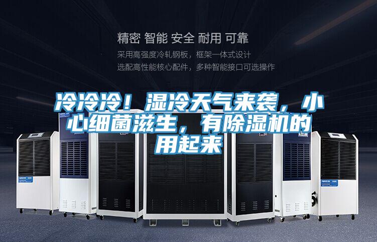 冷冷冷！濕冷天氣來襲，小心細菌滋生，有除濕機的用起來