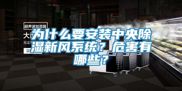 為什么要安裝中央除濕新風系統？危害有哪些？