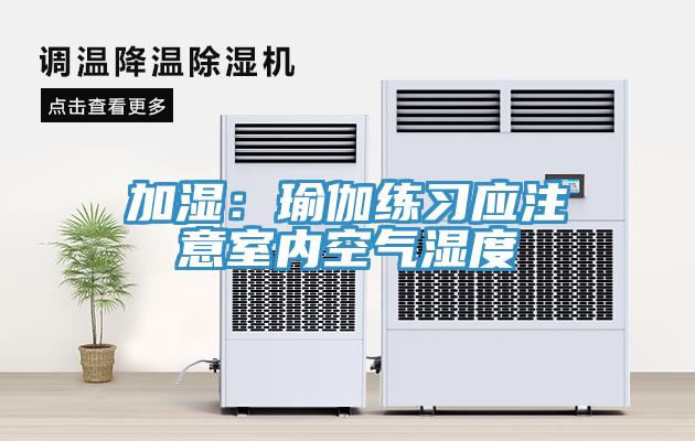 加濕：瑜伽練習應注意室內空氣濕度