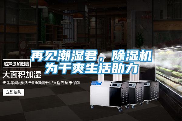 再見潮濕君，除濕機為干爽生活助力